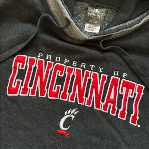 UNIVERSITY OF CINCINNATI BEARCATS HOODIE - Picture 3 of 8